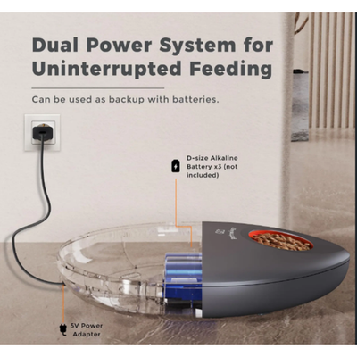 Smart Automatic Wet Food Cat Feeder with App Control & Ice Pack Cooling