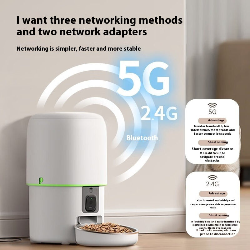 Automatic Smart Pet Feeder with Video Control