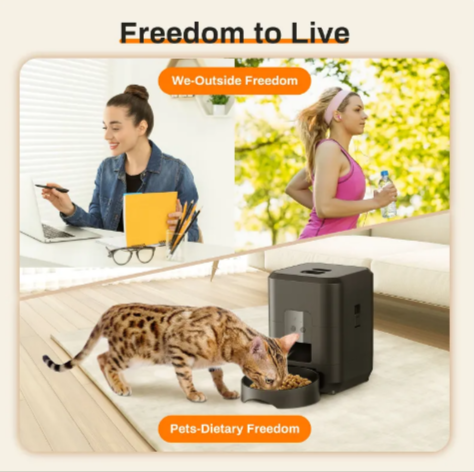 Smart Automatic Pet Feeder with WiFi Control